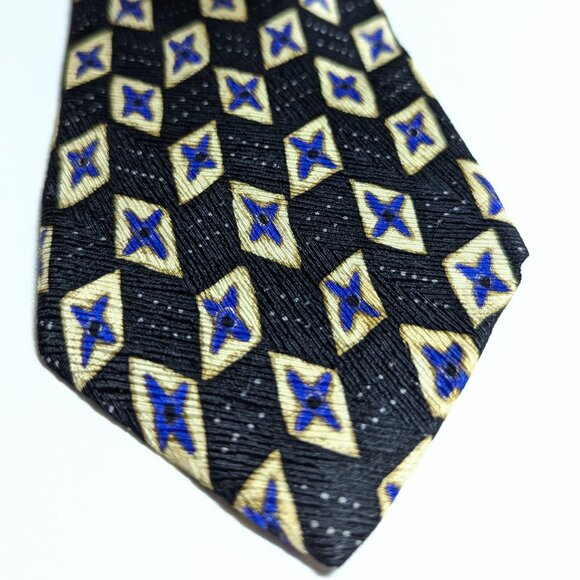 Robert Talbott Vintage Silk Tie - atomic 80s pattern excellent condition - Picture 4 of 9